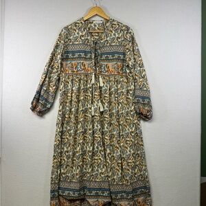 Bohemian Floral Maxi Dress